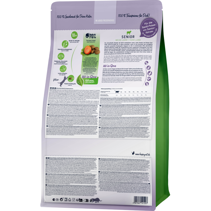 Happy Cat Senior Weide Lamm