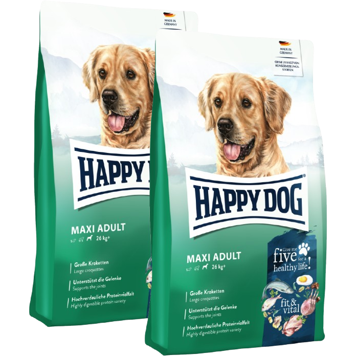 Sparpaket Happy Dog fit & vital Maxi 2 x 14 kg