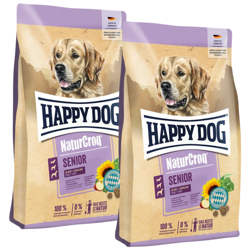 Sparpaket Happy Dog NaturCroq Senior 2 x 15 kg
