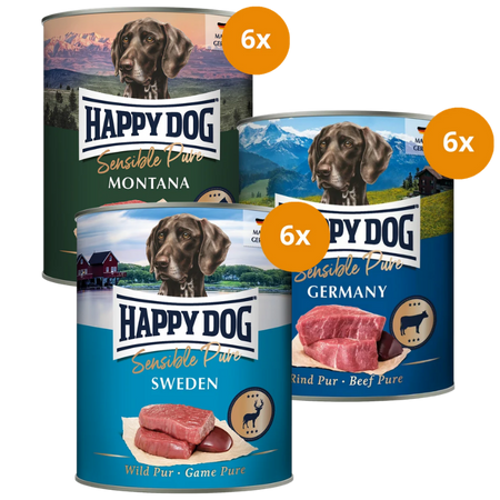 Happy Dog Sensible Pur 800 g - Mix Sparpaket