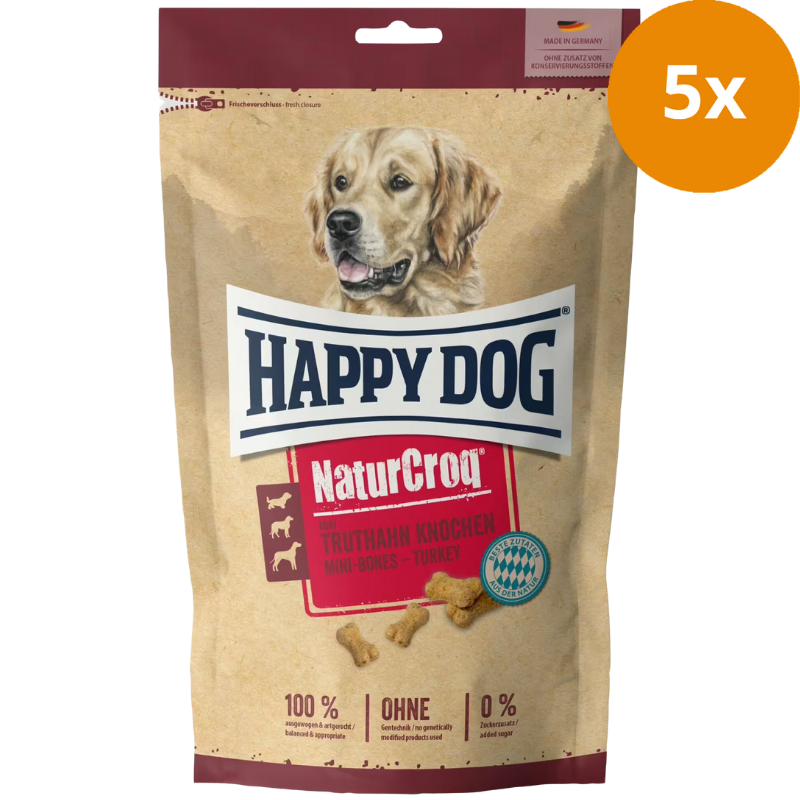 Happy Dog NaturCroq Snack Mini Truthahn Knochen 700 g