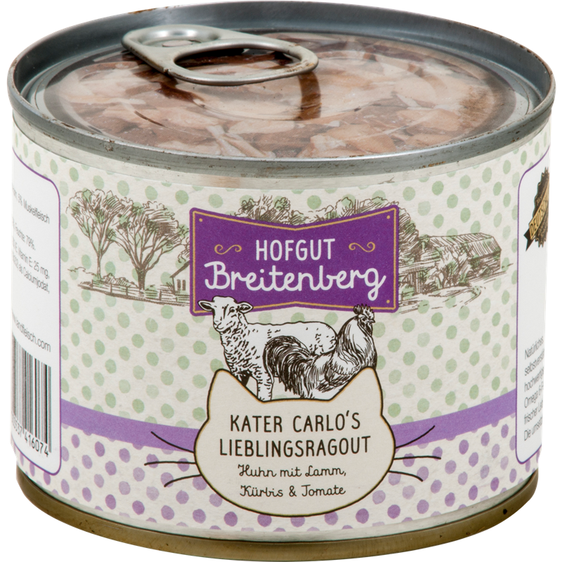 Hofgut Breitenberg Kater Carlos Lieblingsragout 180 g