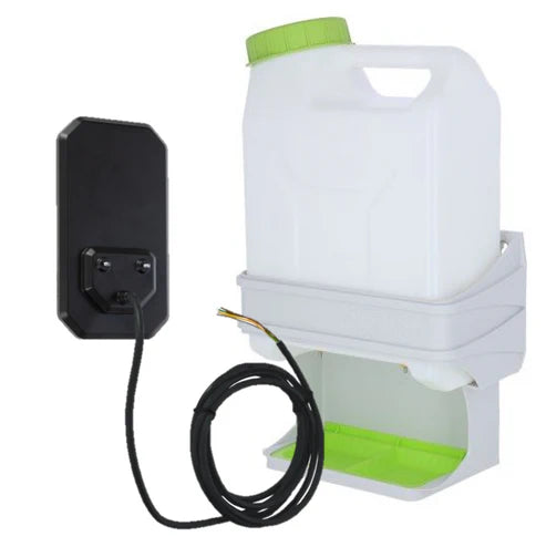 Kerbl Hühnertränke Set mit Heizung und Füllstandsensor für Smart Coop Steuerung