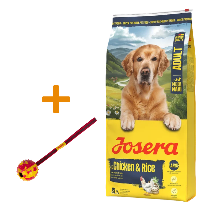 Josera Huhn & Reis Large Breed 12,5 kg + GRATIS Josera Wurfball