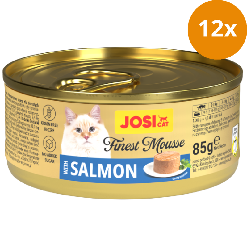 Josera JosiCat Finest Mousse with Salmon 85 g
