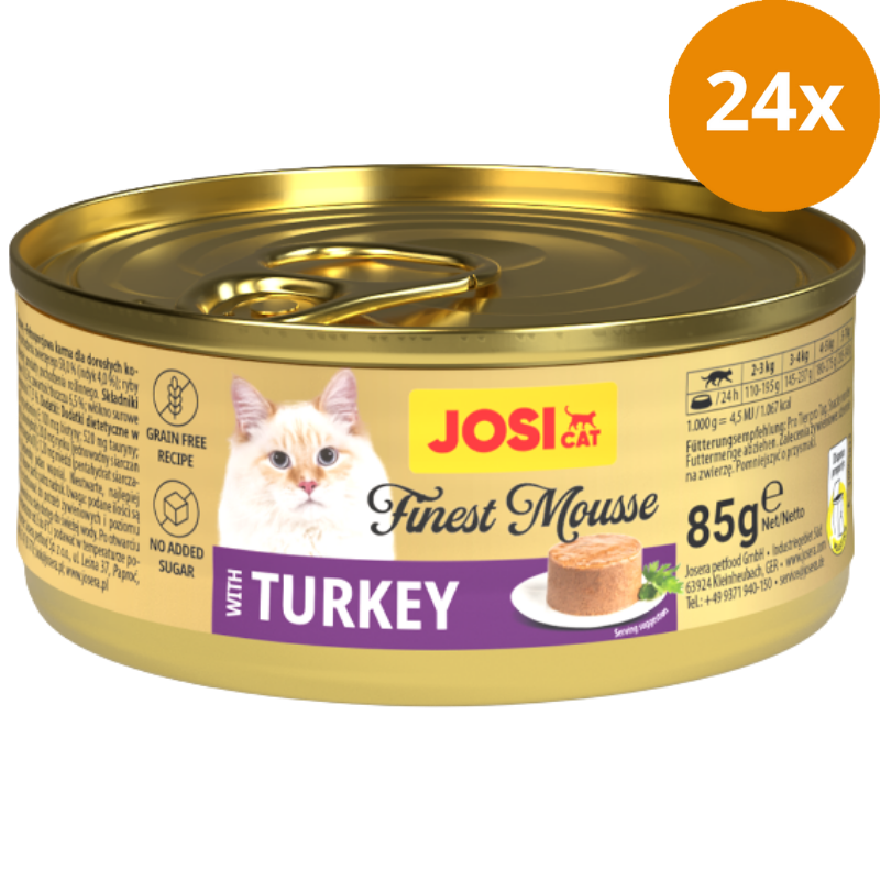 Josera JosiCat Finest Mousse with Turkey 85 g