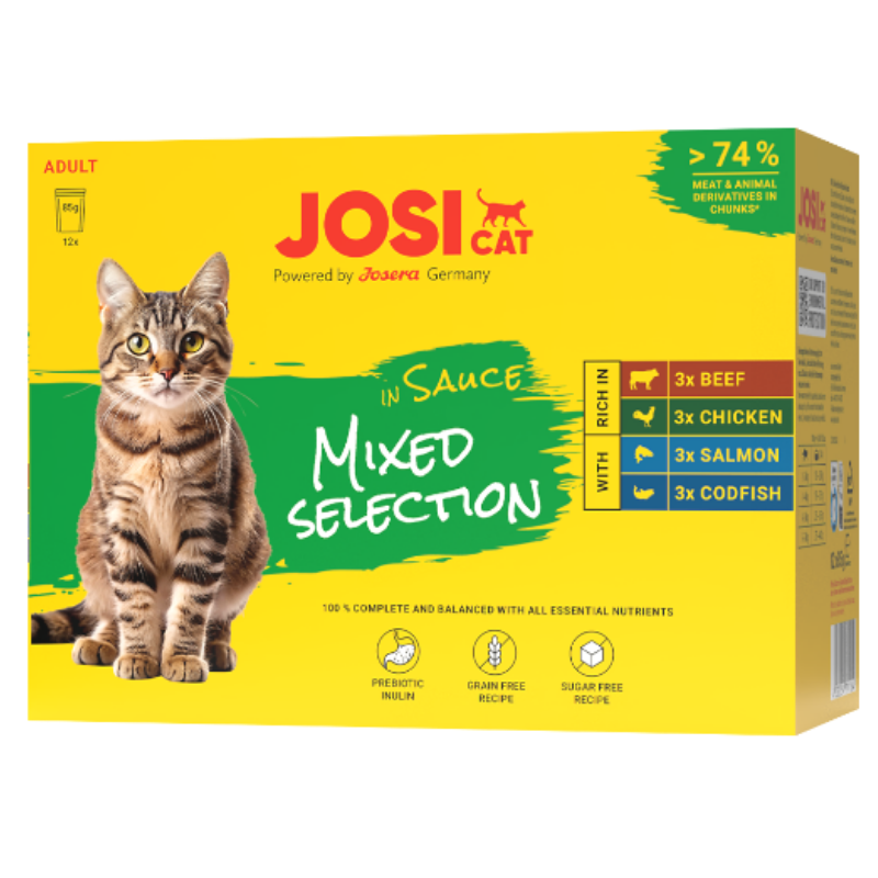 Josera JosiCat Multipack Sauce Mixed Selection 12x85 g