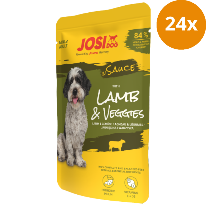 Josera JosiDog Mini Lamb & Veggies in Sauce 100 g