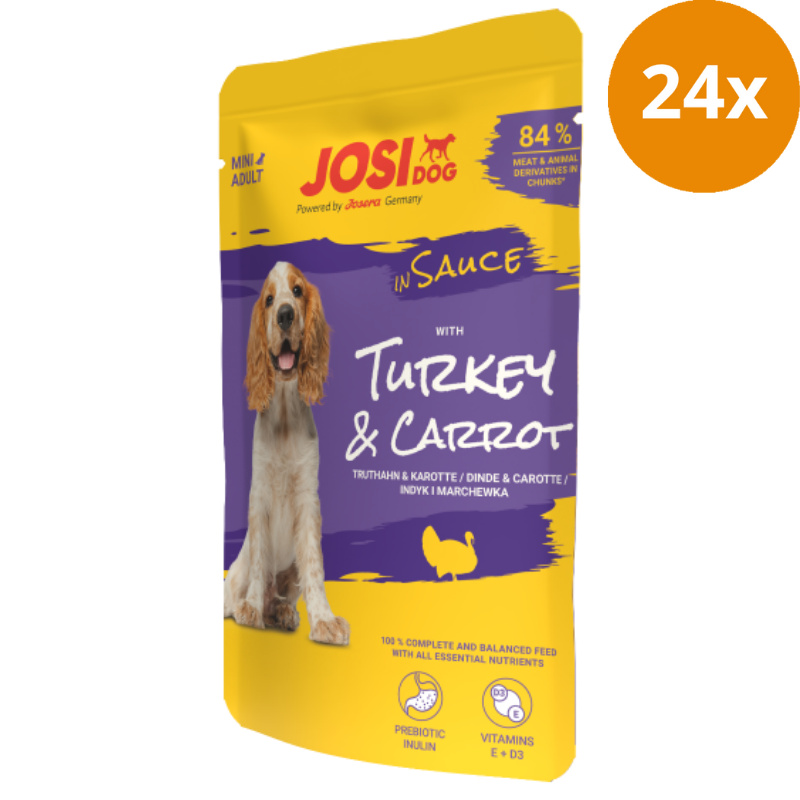 Josera JosiDog Mini Turkey & Carrot in Sauce 100 g
