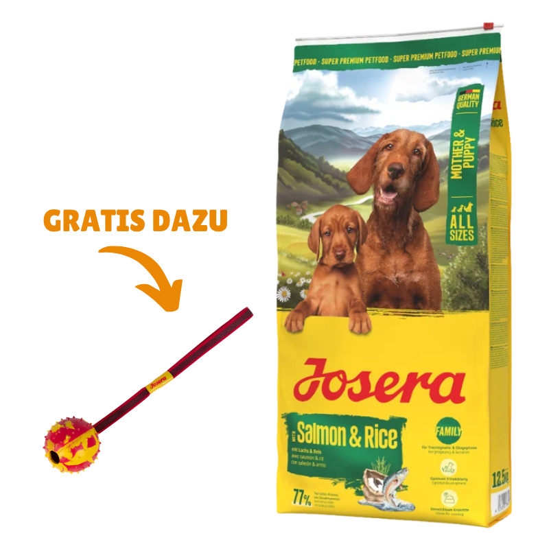 Josera Family Lachs & Reis 12,5 kg + GRATIS Josera Wurfball