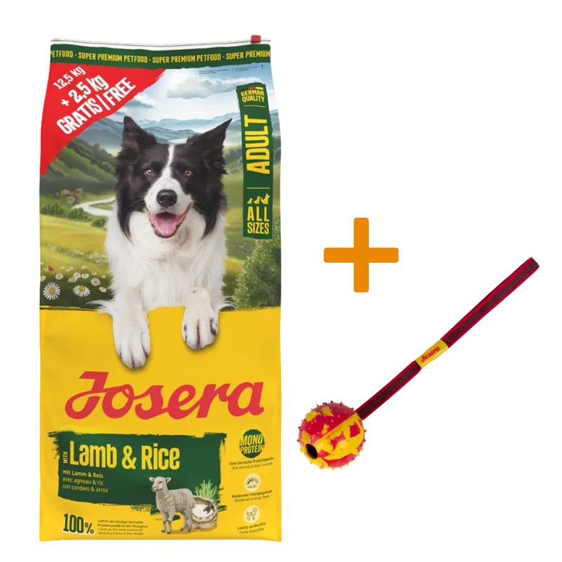 Josera Lamm & Reis 15 kg + GRATIS Josera Wurfball
