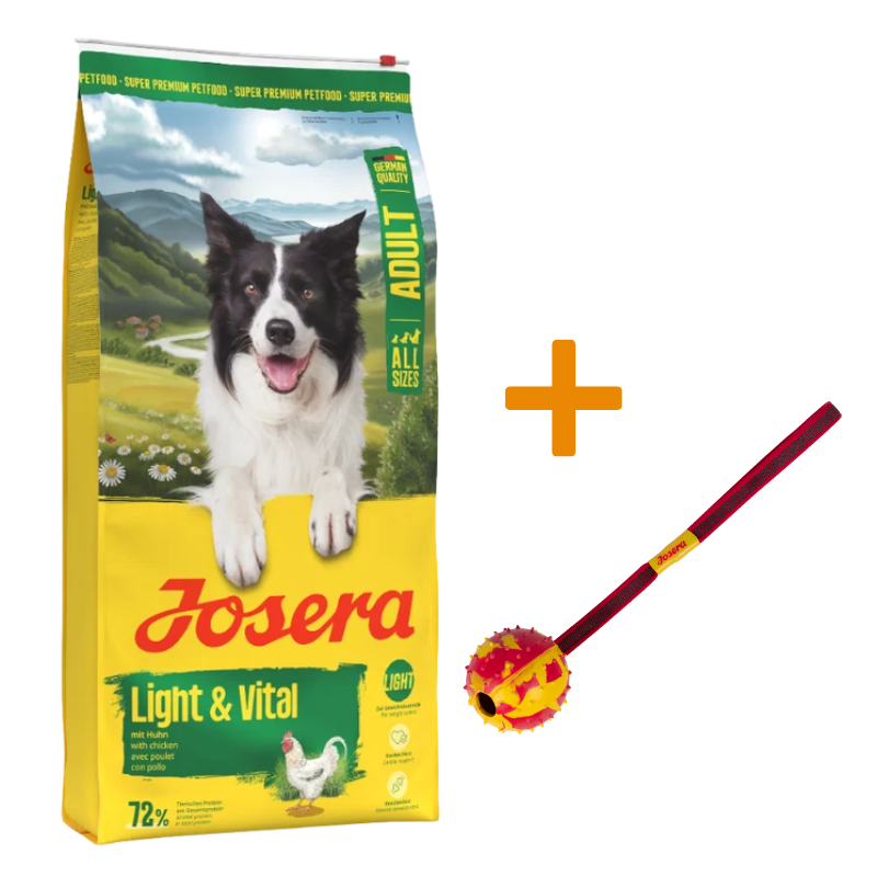 Josera Light & Vital 12,5 kg + GRATIS Josera Wurfball