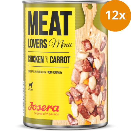 Josera Meat Lovers Menü Chicken with Carrot 800 g