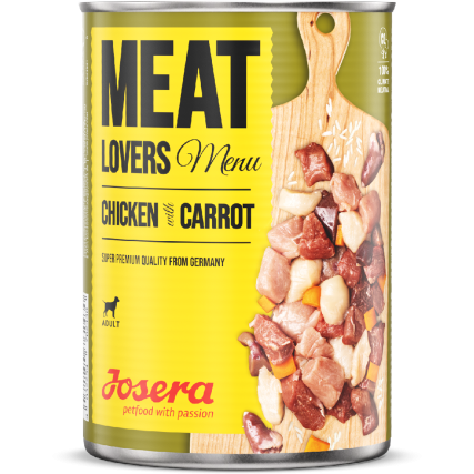 Josera Meat Lovers Menü Chicken with Carrot 800 g