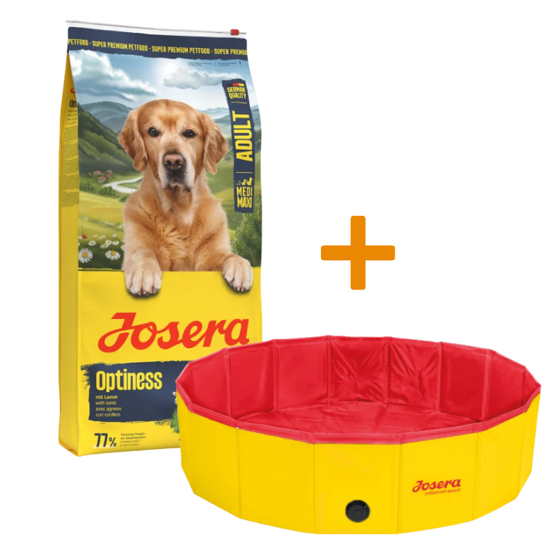 Josera Adult Optiness 12,5 kg + GRATIS Josera Hundepool