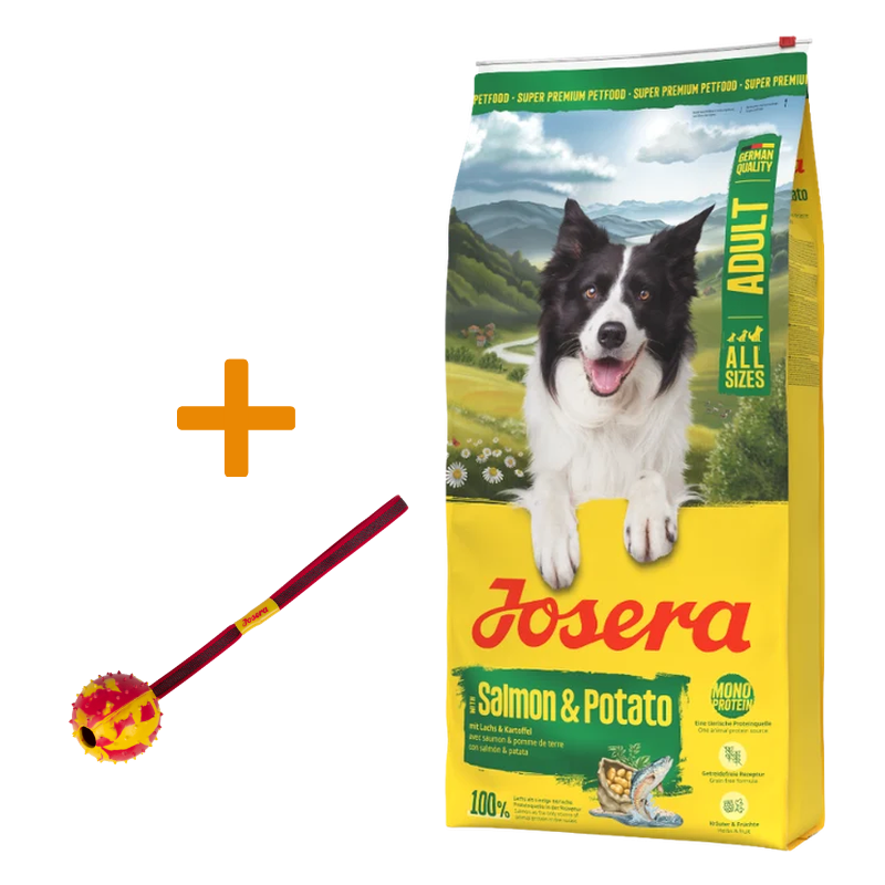 Josera Lachs & Kartoffel 12,5 kg + GRATIS Josera Wurfball