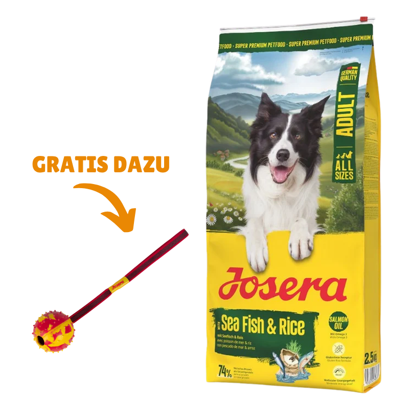 Josera Seefisch & Reis 12,5 kg + GRATIS Josera Wurfball