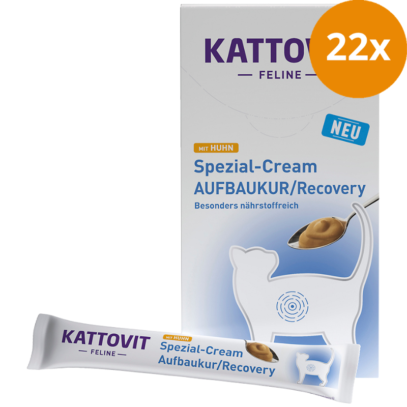 Kattovit Spezial-Cream Aufbaukur/Recovery mit Huhn 6 x 16 g