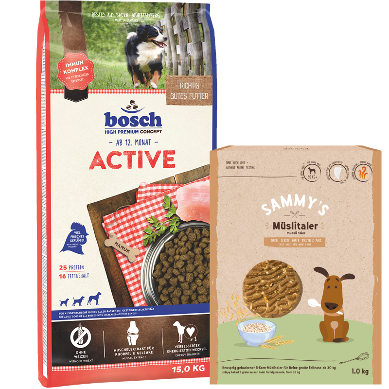 bosch active hundefutter Kombipaket bosch Active günstig kaufen