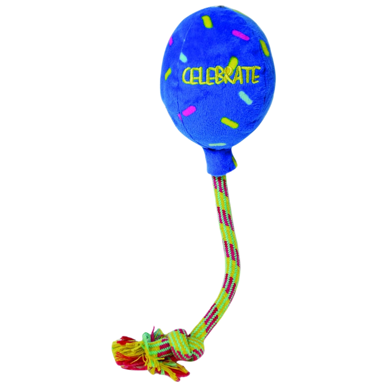 KONG Occasions Birthday Balloon Blue