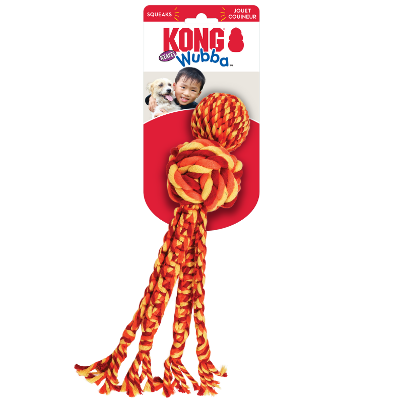 KONG Wubba Weaves mit Seil