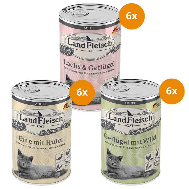 LandFleisch Kombipaket 400 g – Schlemmertopf Mix (3 Sorten)