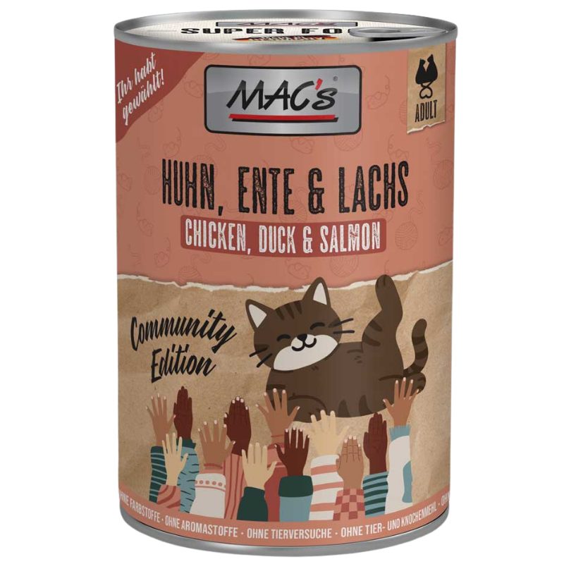 MAC's Cat Huhn, Ente & Lachs 400 g