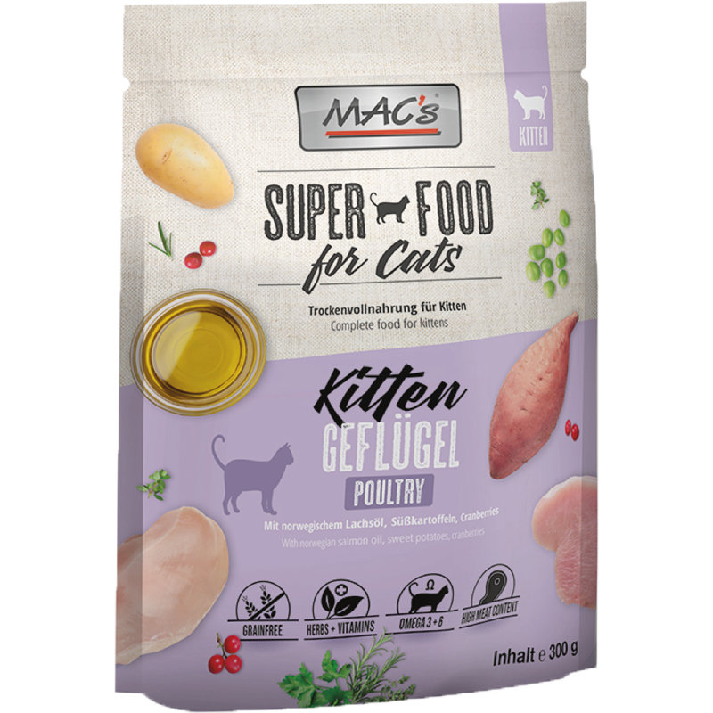 MAC's Cat Superfood Kitten Geflügel