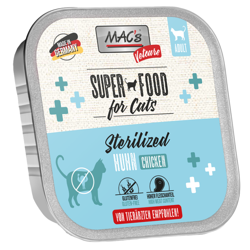 MAC's Cat Vetcare Huhn Sterilized 100 g