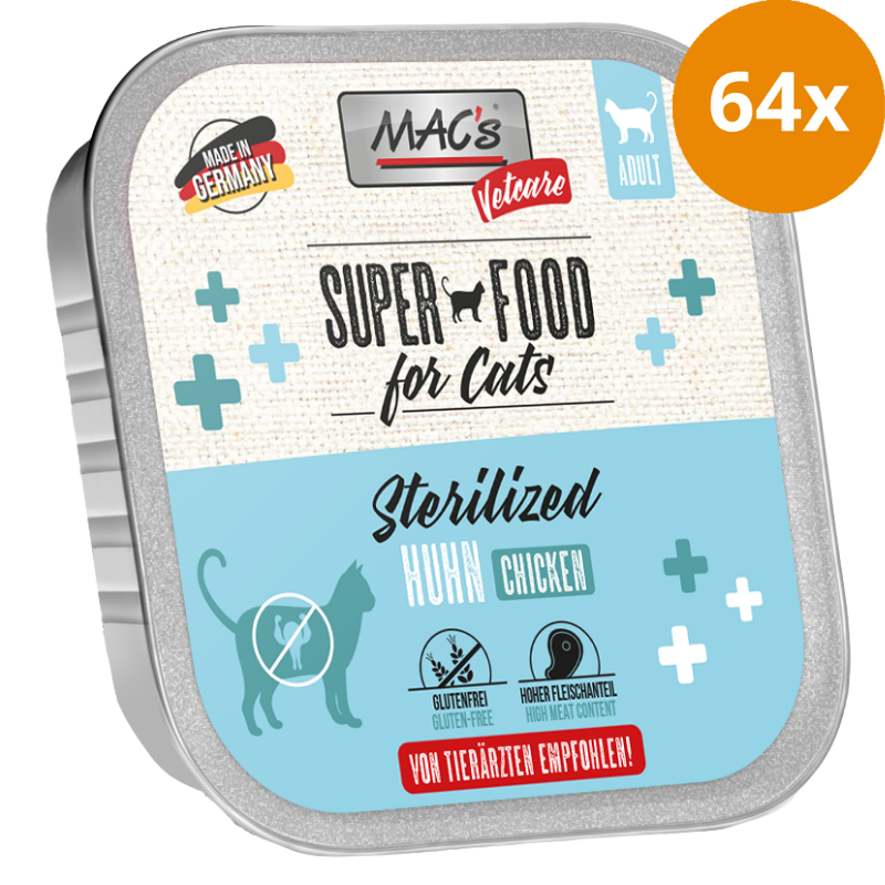 MAC's Cat Vetcare Huhn Sterilized 100 g