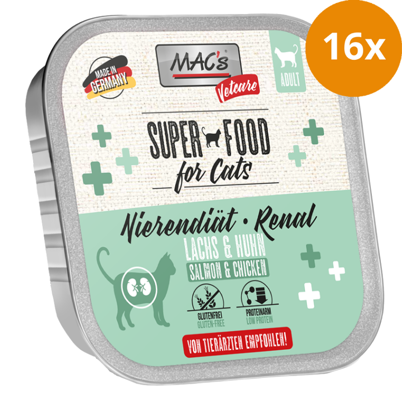 MAC's Cat Vetcare Lachs & Huhn Nierendiät 100 g