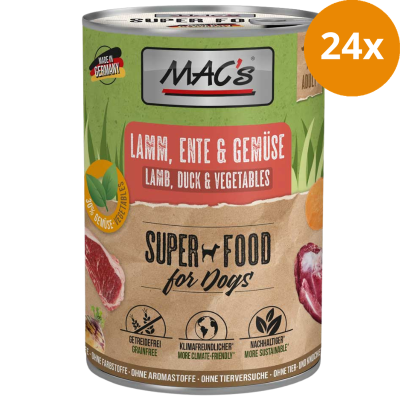 MAC's Dog Lamm, Ente & Gemüse 400 g