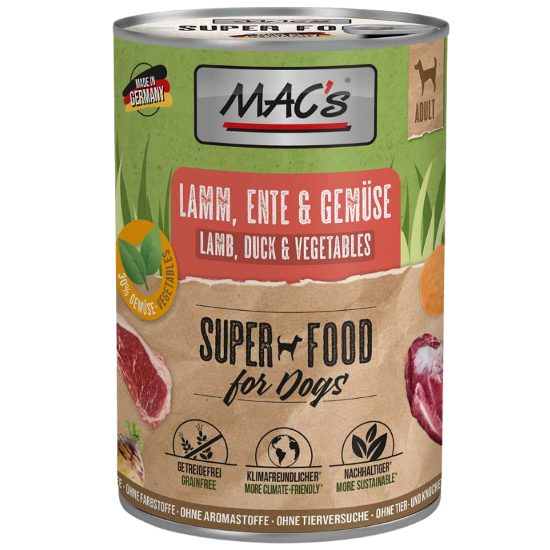 MAC's Dog Lamm, Ente & Gemüse 400 g