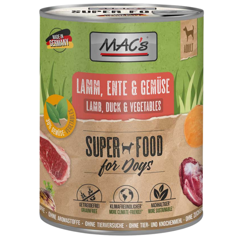 MAC's Dog Lamm, Ente & Gemüse 800 g