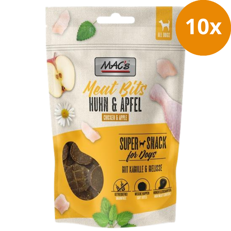 MAC's Dog Meat Bits Huhn & Apfel 90 g