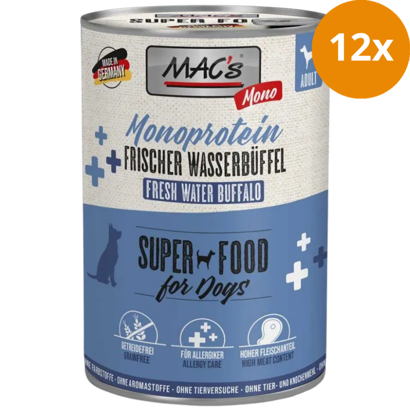 MAC's Dog Mono Wasserbüffel 400 g