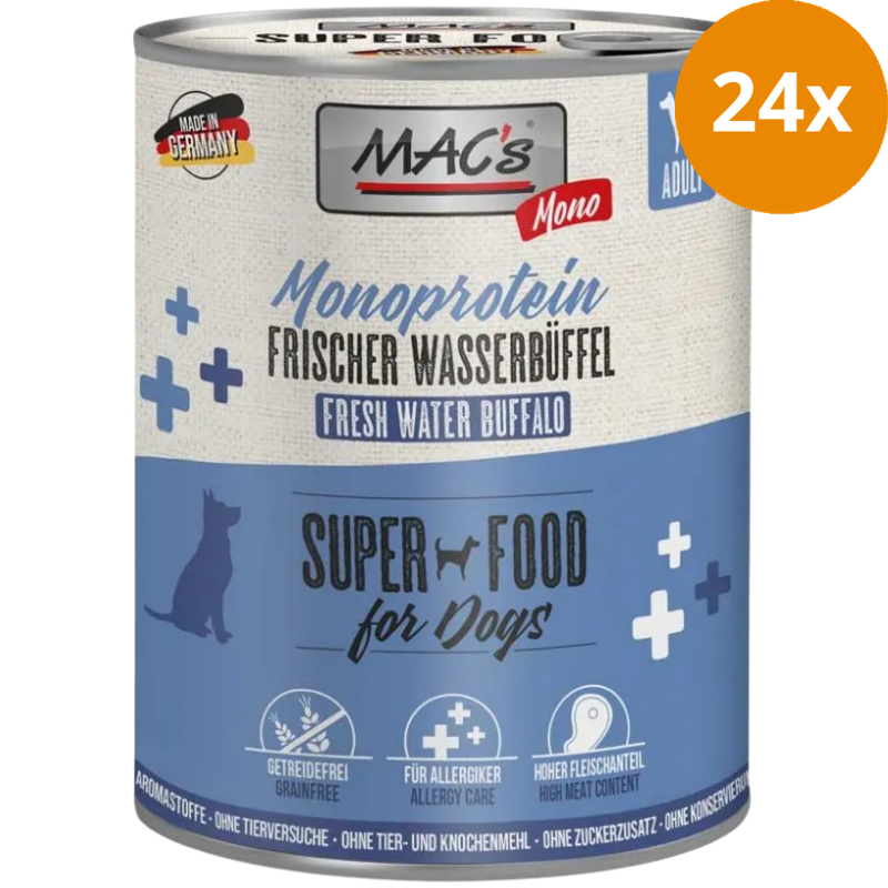 MAC's Dog Mono Wasserbüffel 800 g