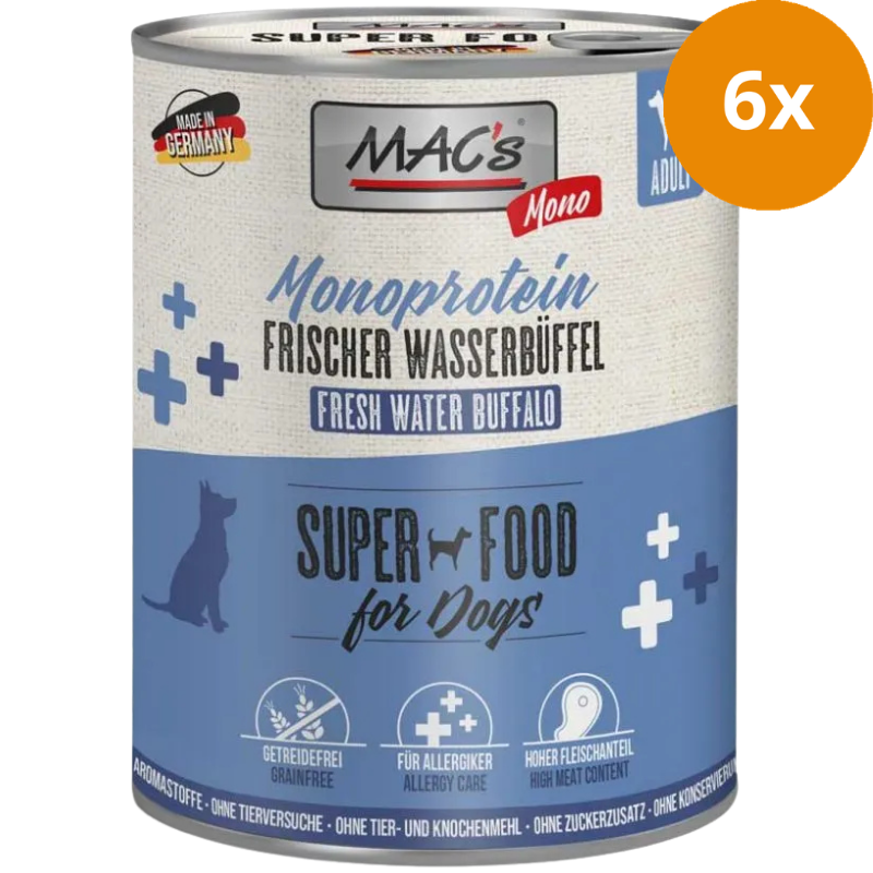 MAC's Dog Mono Wasserbüffel 800 g