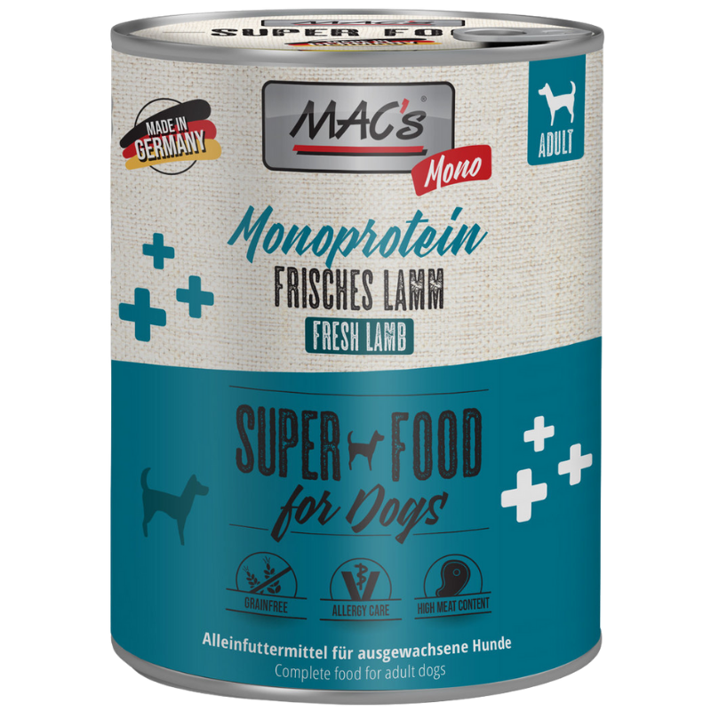 MAC's Dog Monoprotein Frisches Lamm 800 g