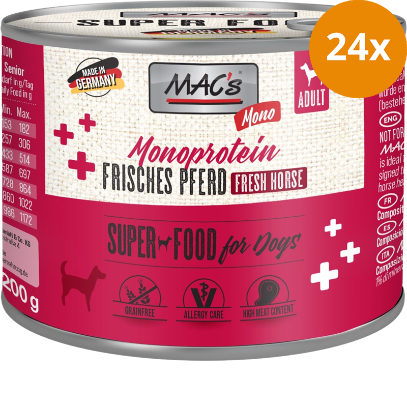 MAC's Dog Monoprotein Pferd Pur 200 g