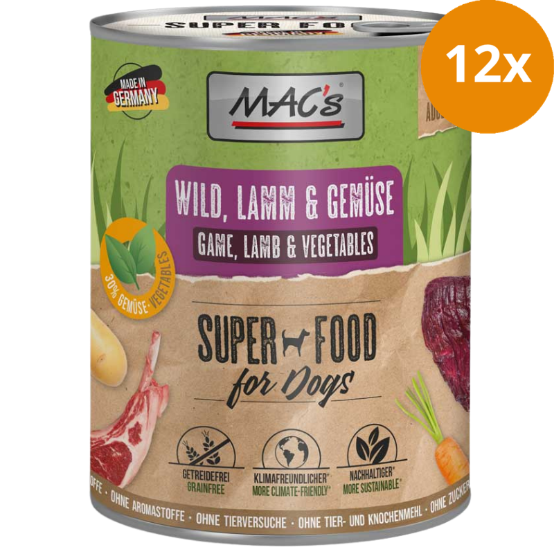 MAC's Dog Wild, Lamm & Gemüse 800 g