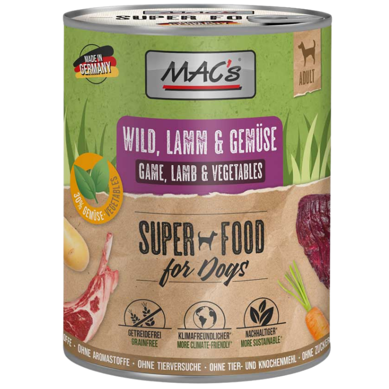 MAC's Dog Wild, Lamm & Gemüse 800 g