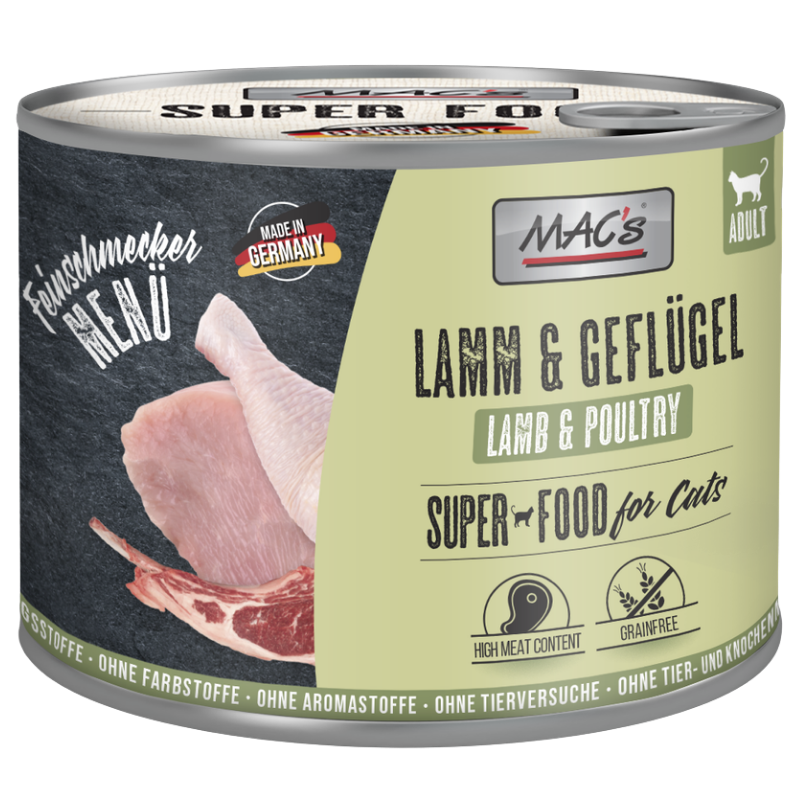 MAC's Cat Feinschmecker Lamm & Geflügel 200 g