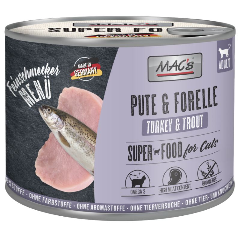 MAC's Cat Feinschmecker Pute & Forelle 200 g