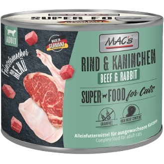 MAC's Cat Feinschmecker Rind & Kaninchen 200g