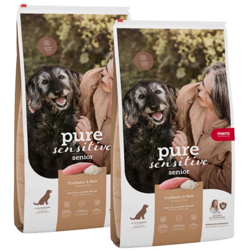 Mera Dog Pure Sensitive Senior Truthahn & Reis