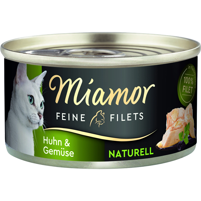 Miamor Feine Filet Naturell Huhn & Gemüse 80 g