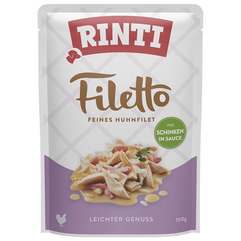 Rinti P.B. Filetto Huhn & Schinken in Sauce 100 g