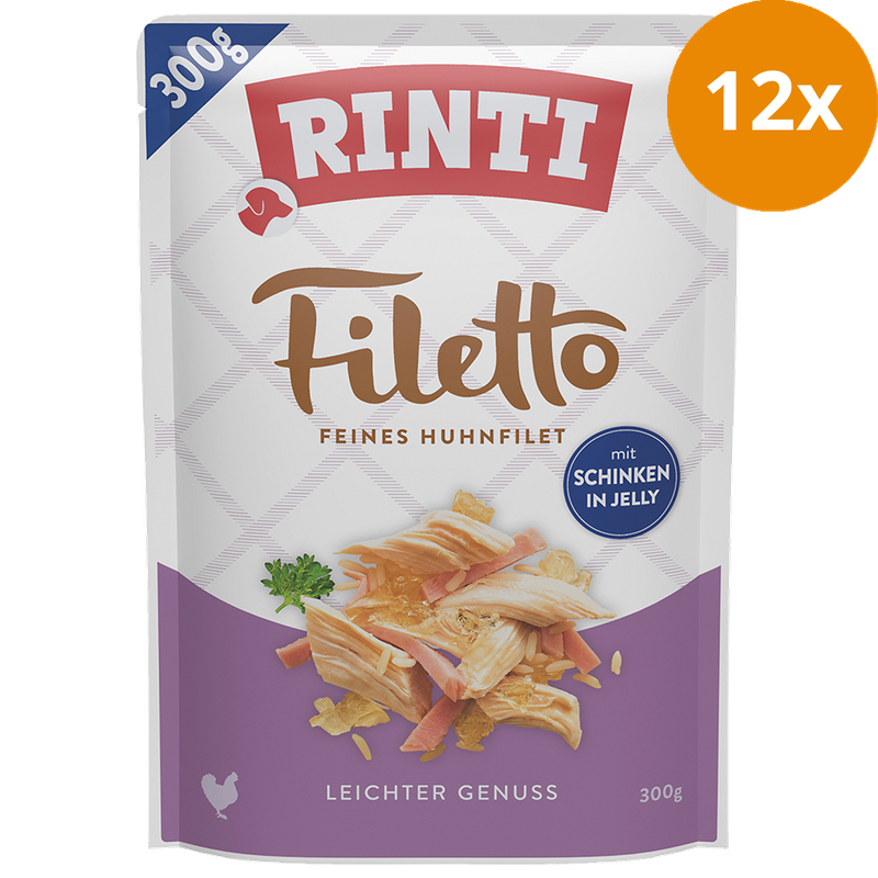 Rinti P.B. Filetto Huhn & Schinken in Jelly 300 g