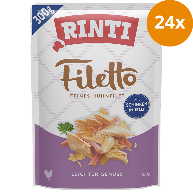 Rinti P.B. Filetto Huhn & Schinken in Jelly 300 g